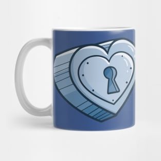 Heart Padlock Mug